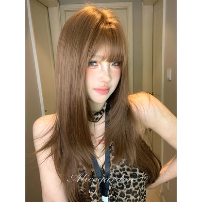 Alice Garden - Caramel Brown Long Straight Wig wig Alice Garden