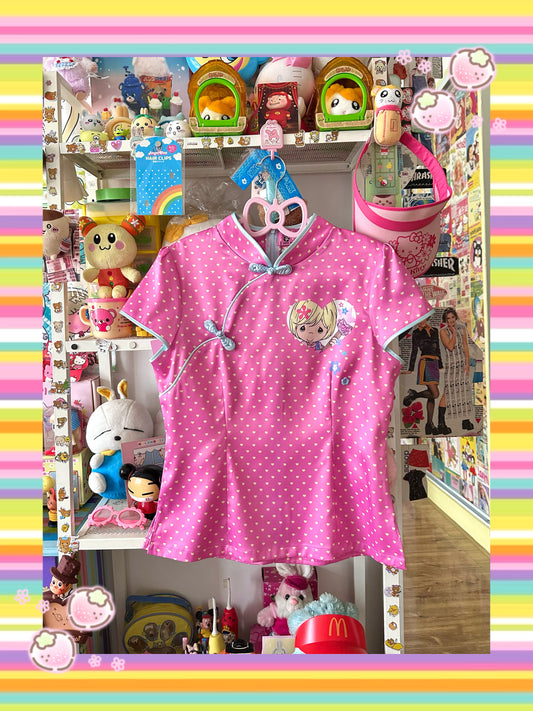 Bodytalk - Pink Qipao Style Tee shirt bodytalk