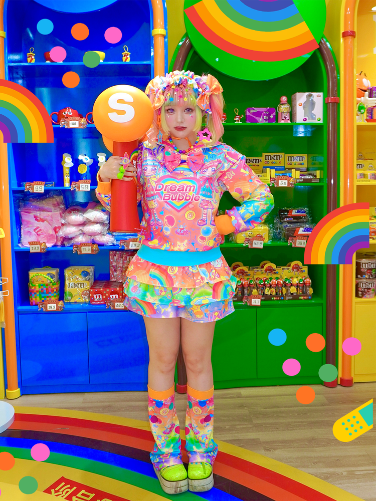 Dream Bubble - Decora Rainbow Sailor Sweat Set set Dream Bubble