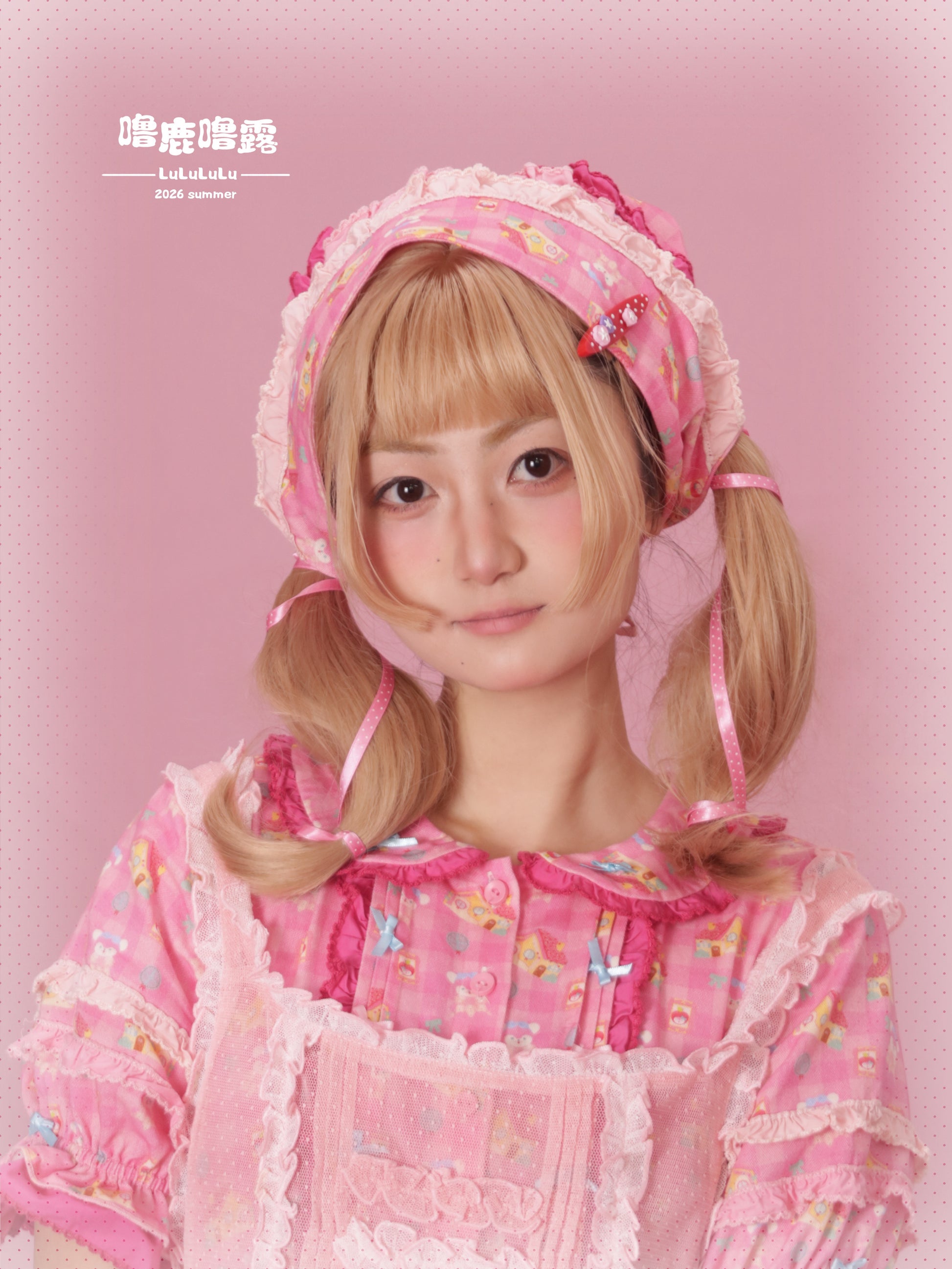 LULULULU - Fairy Tale Print Triangle Lolita Headscarf Kerchief LULULULU