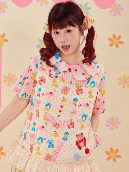 NIKKOU - Animal Embroidered Vest Top camisole Nikkou home