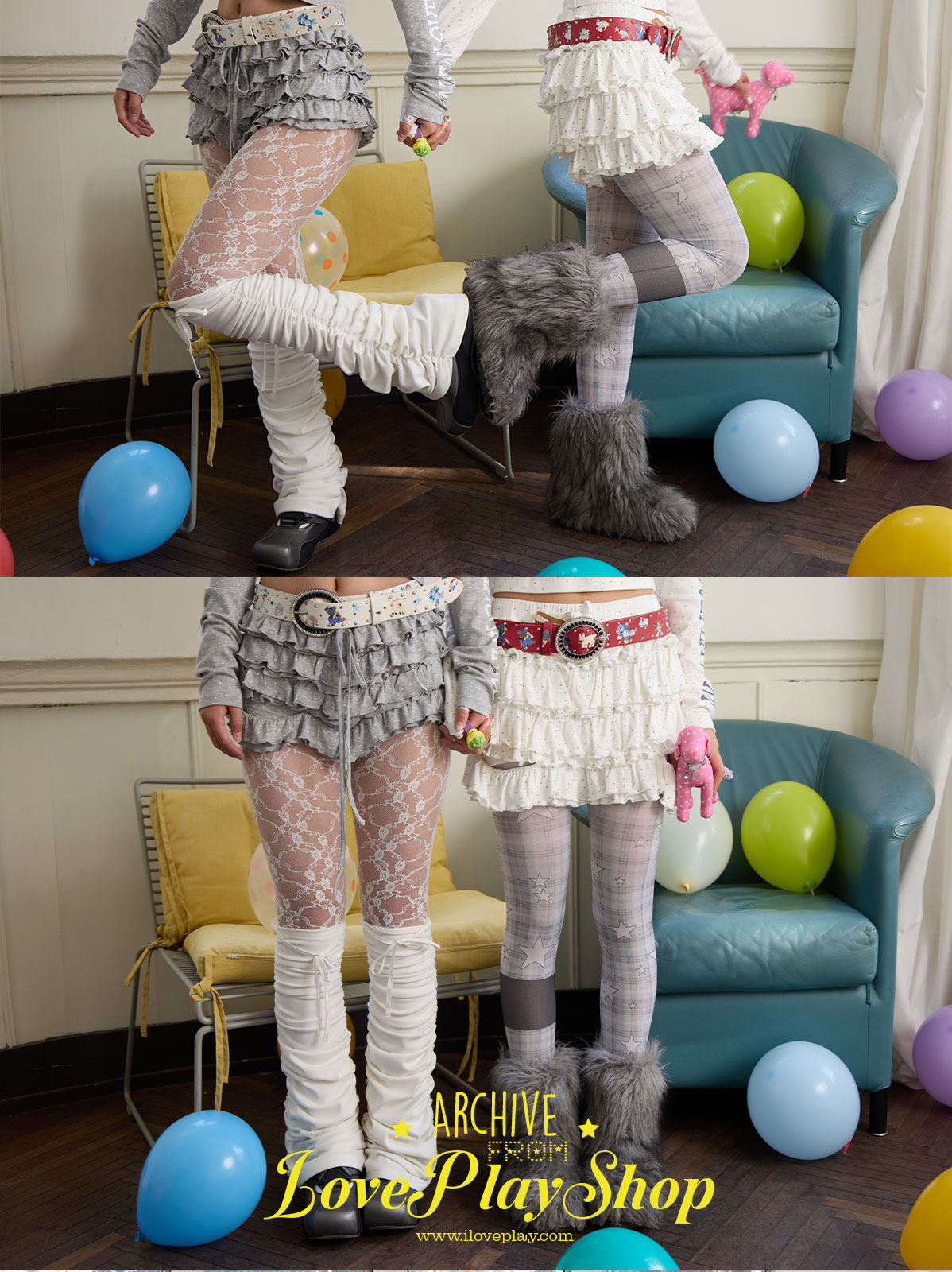 loveplay – Star Print Cake Skort skirt loveplay