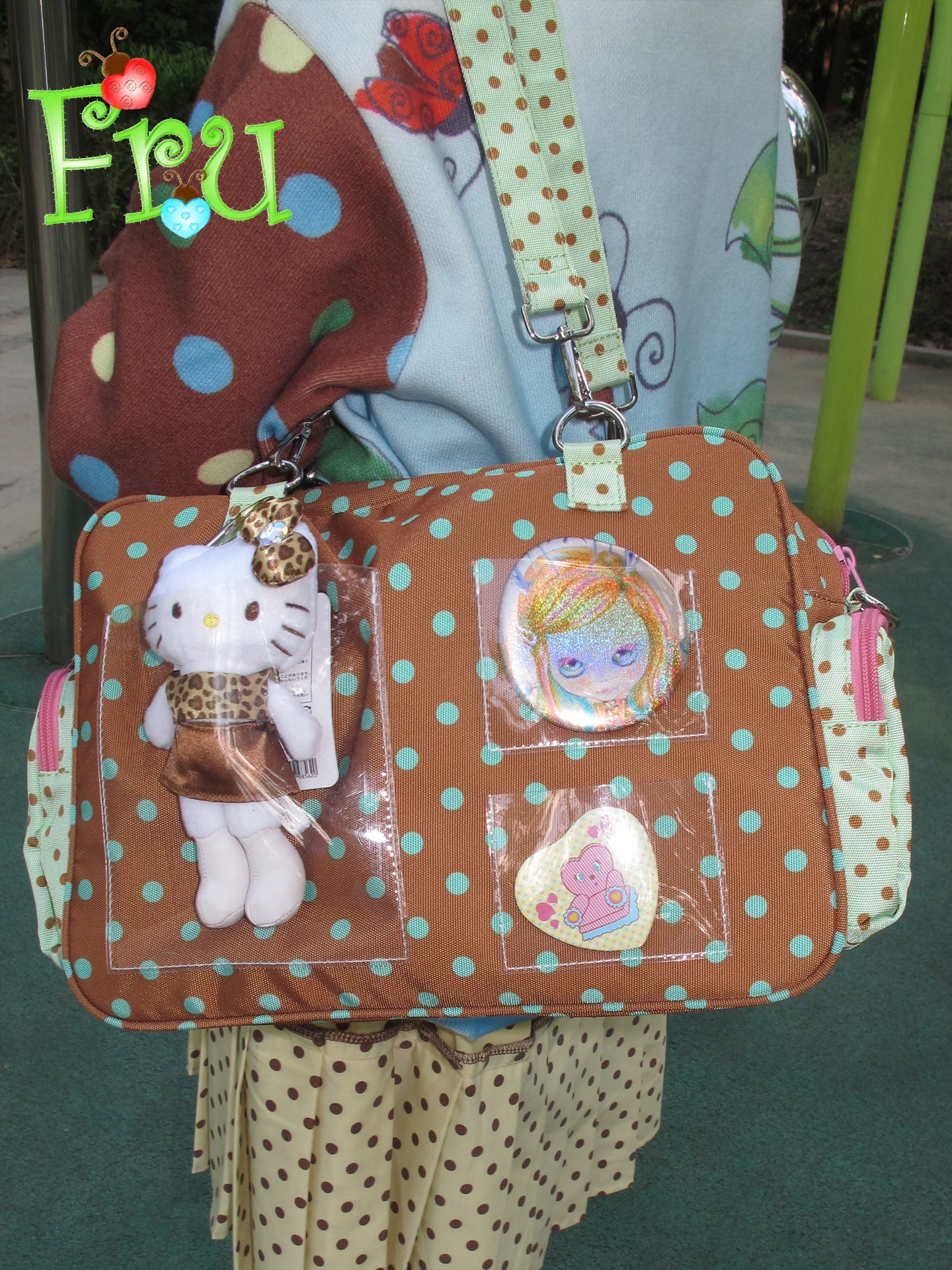 FruFru - Kawaii Itabag Printed Transparent Crossbody Itabag bag frufru