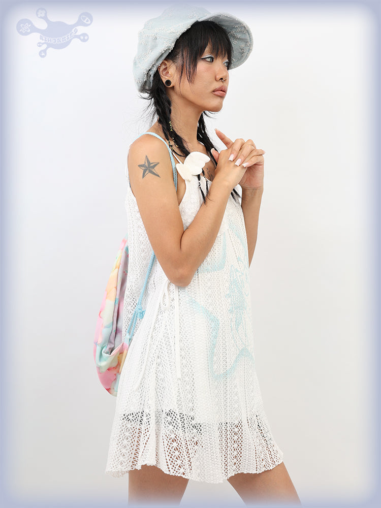 NIHONKIDS - Y2K Fairy Cat Star Angel Cami Dress dress NIHON KIDS