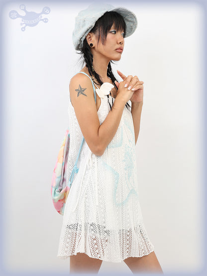 NIHONKIDS - Y2K Fairy Cat Star Angel Cami Dress dress NIHON KIDS