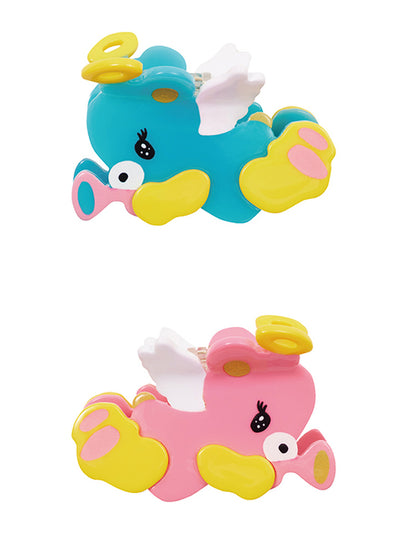 NIKKOU Kawaii Acetate Hair Accessory | Harajuku Angel Bear Hair Claw Clip hair clip Nikkou home