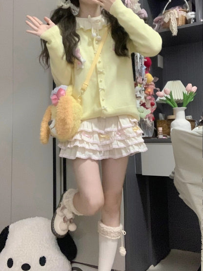 Blurred Bear - Kawaii Lace Puff Skirt skirt Blurred Bear