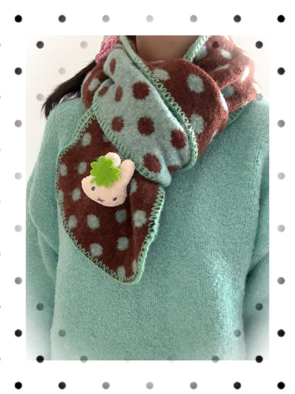 Corner Party - Polka Dot Knit Scarf scarf Corner Party