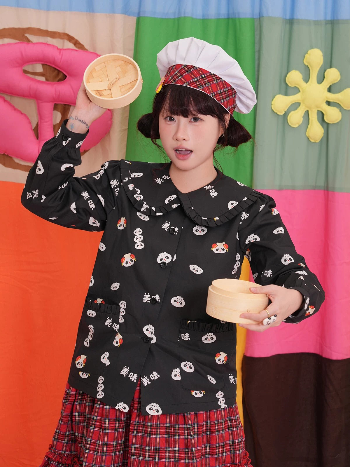 NIKKOU - Original Cotton Long-Sleeve Shirt Base Shirt shirt Nikkou home