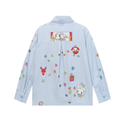 BlackBerry - Harajuku Stripe Shirt shirt BlackBerry