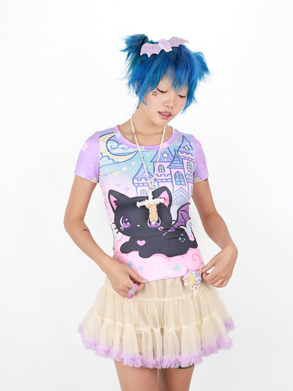 Nihonkids - Pastel Gothic Bubble Skort petticoat NIHON KIDS