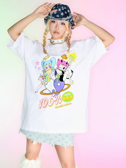 DeadEndKids - Cartoon Print Oversized Tee tee DeadEndKids