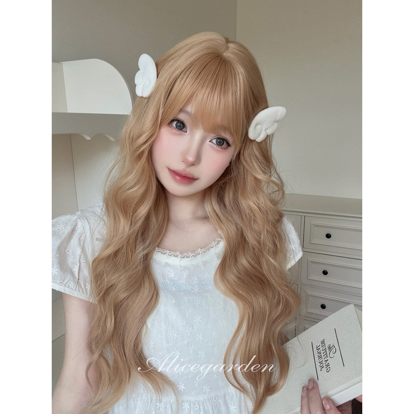 Alice Garden - Golden Curly Sweet Wig wig Alice Garden