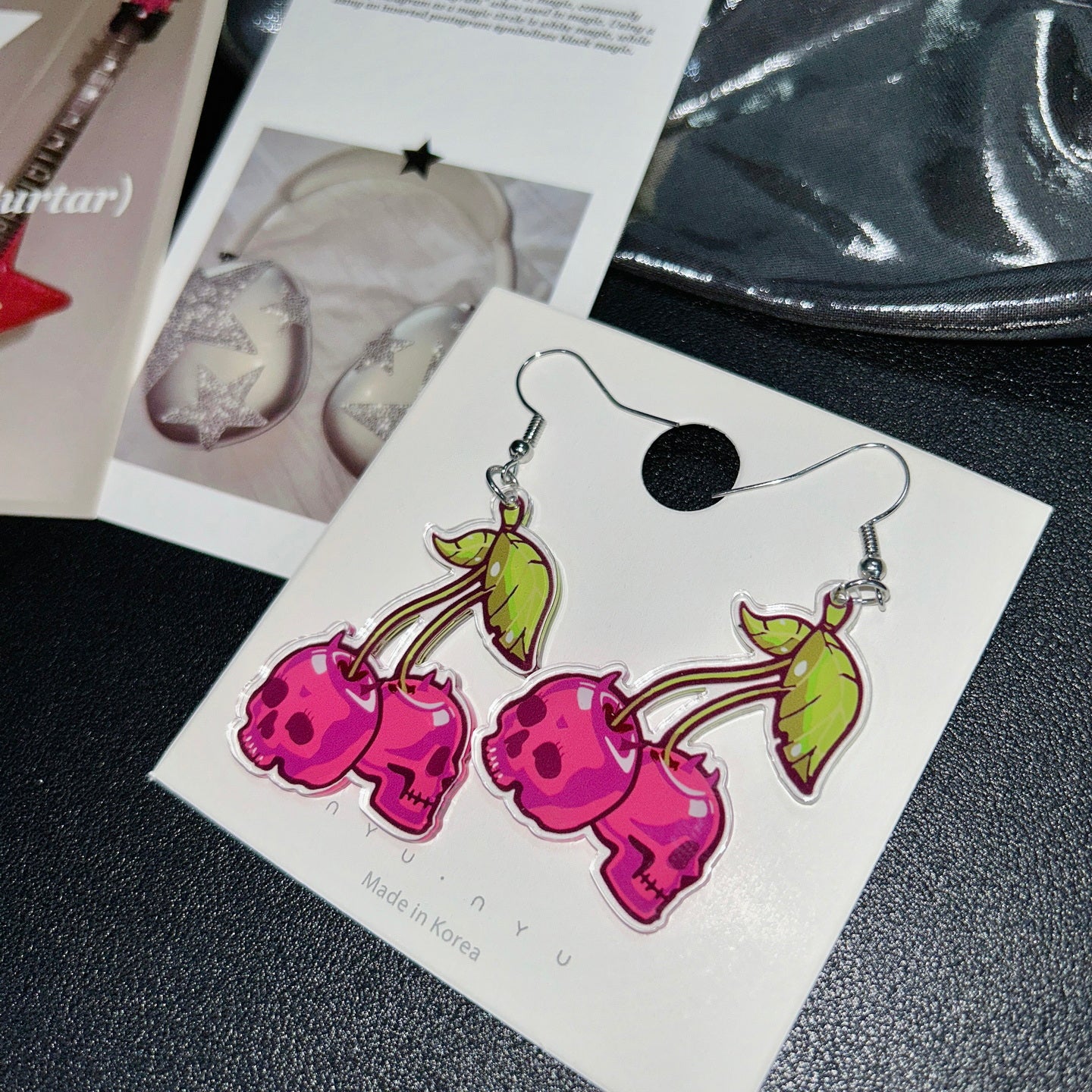Strangelab - Y2K Earrings Punk Devil Cherry Earrings earrings strangelab