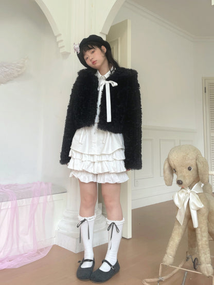 Daytoday Everyday Institute Harajuku Layered Shorts Puff Under Pants Cotton Shorts shorts daytoday everyday institute