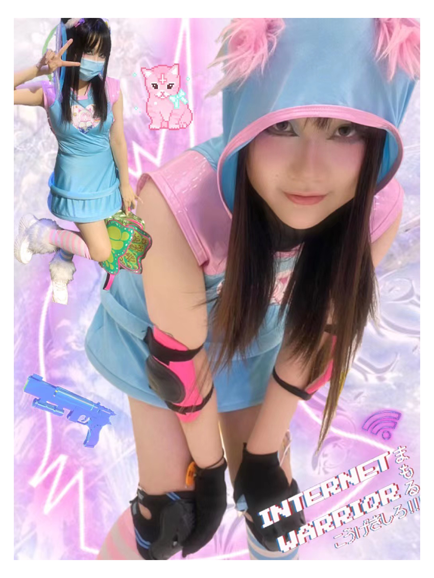 NIHONKIDS - Harajuku Space Cat Dress dress NIHON KIDS
