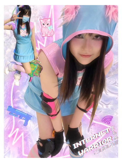 NIHONKIDS - Harajuku Space Cat Dress dress NIHON KIDS