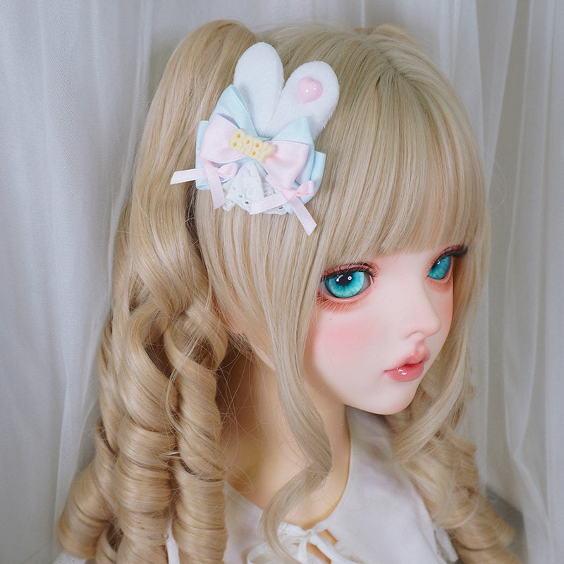maojiang – Bunny Ear Bow Hair Clip hair clip maojiang