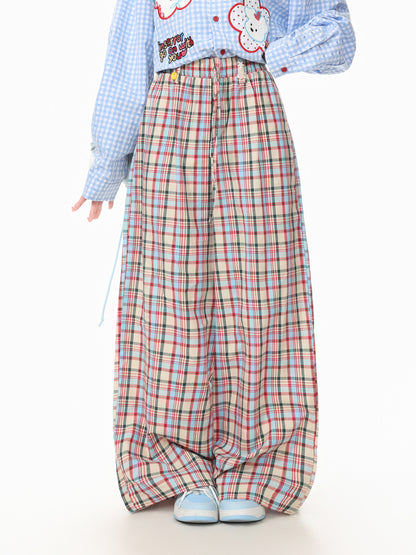Languid Park - Plaid Straight Leg Pants