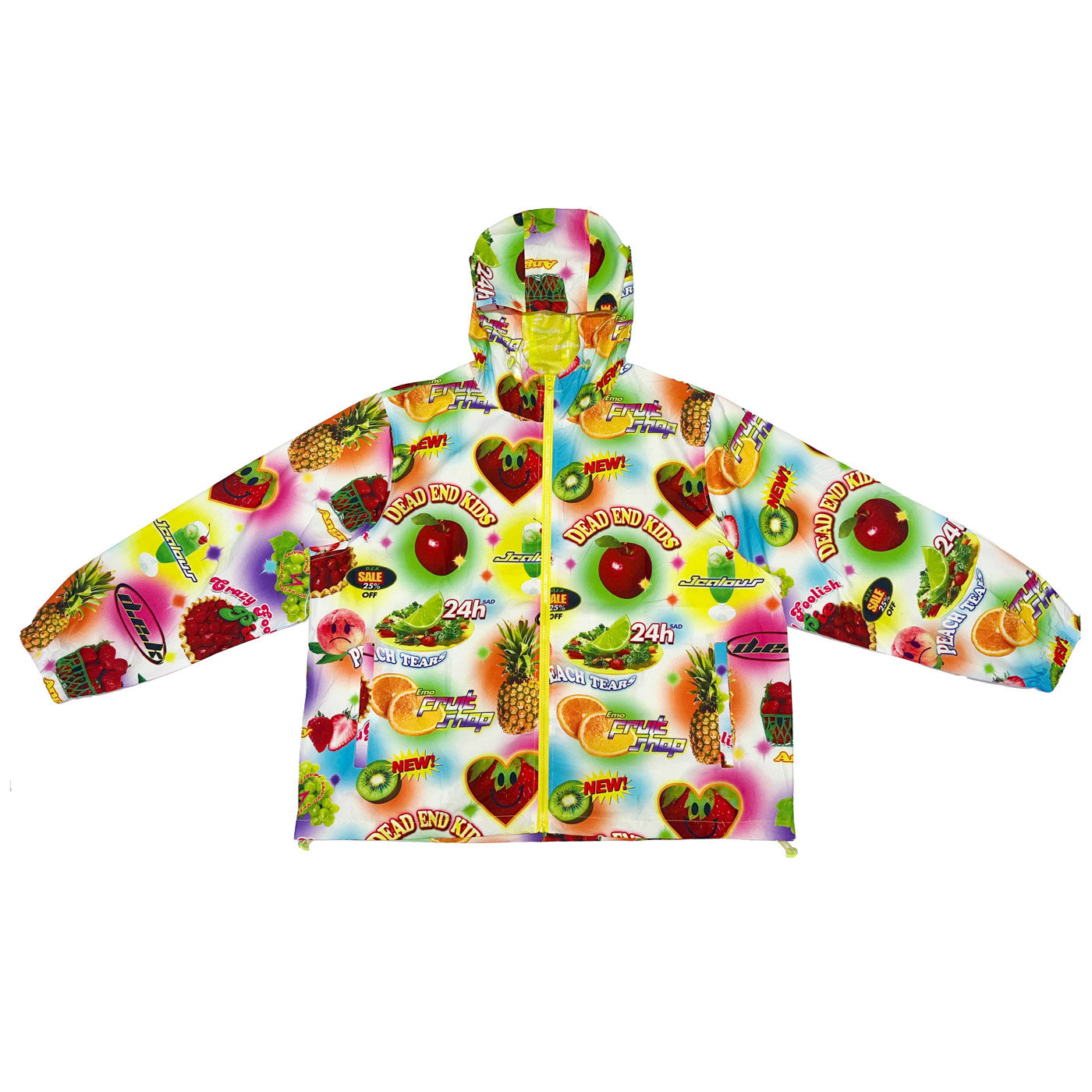 DeadEndKids - Colorful Fruit Techwear Windbreaker Jacket jacket DeadEndKids