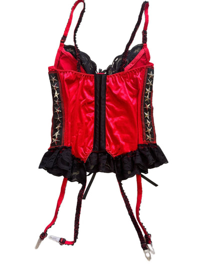 RedDevil - Black Red Punk Cami Top camisole Red Devil