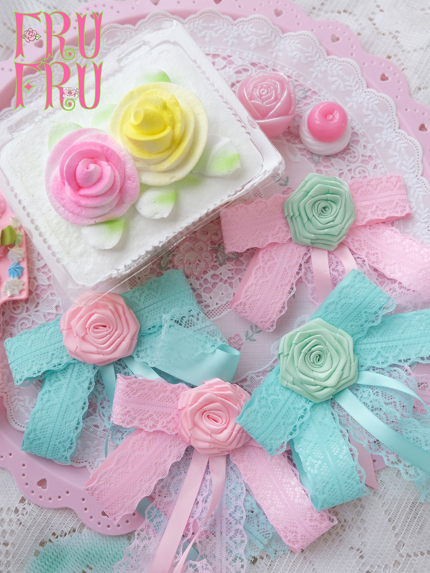 frufru - Vintage Bow Hair Clip Brooch hair clip frufru