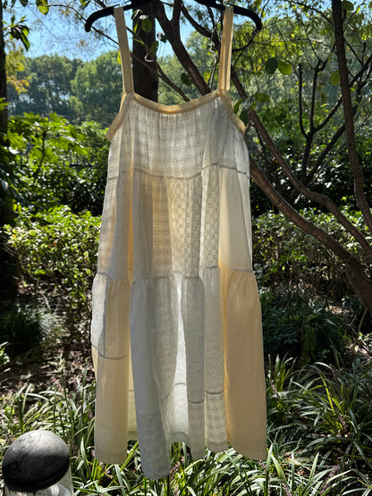 DADANAKO - Layered Babydoll Pinafore Dress dress DADANAKO