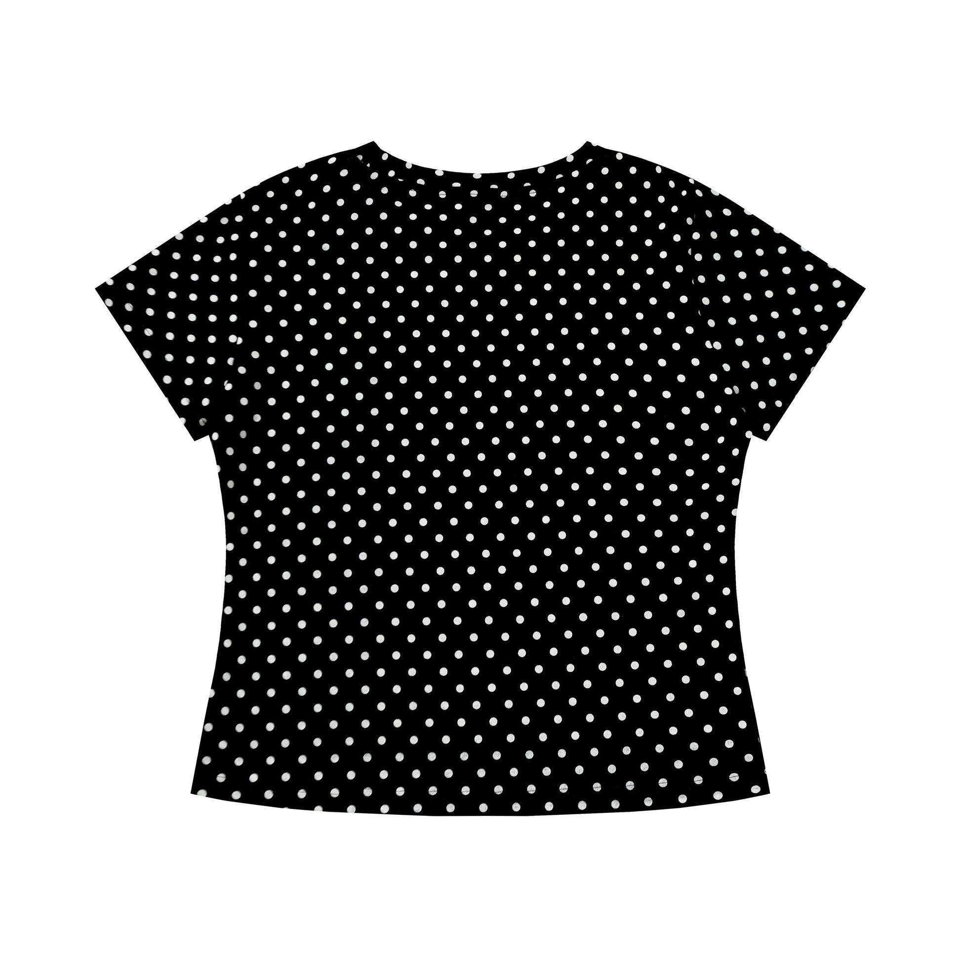 BlackBerry - Black Polka Dot Y2K Tee tshirt BlackBerry