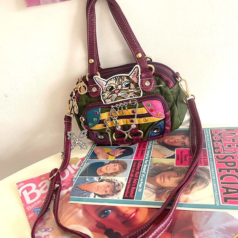 Hottie - Vintage Y2K Cat Crossbody Bag bag Hottie