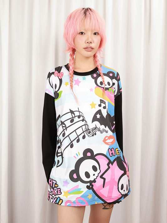 Nihon Kids - Emokid Skull Bunny Top shirt NIHON KIDS