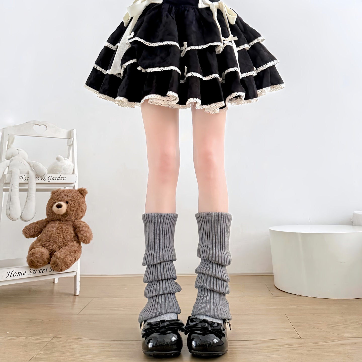 2 Bears - JK Knit Mid-Calf Leg Warmers leg warmmers 2 bears