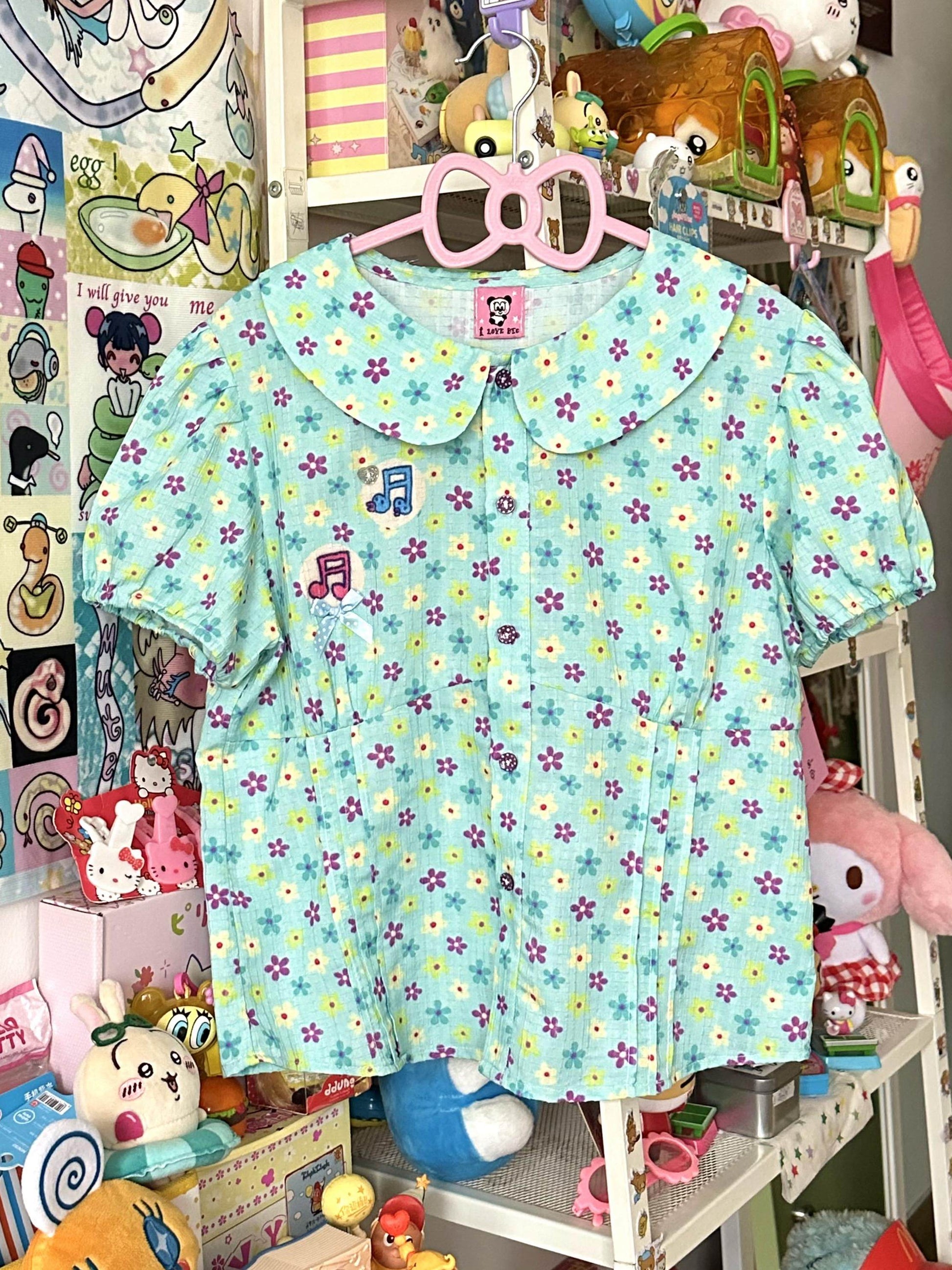 Bodytalk - Fresh Green Print Blouse shirt bodytalk