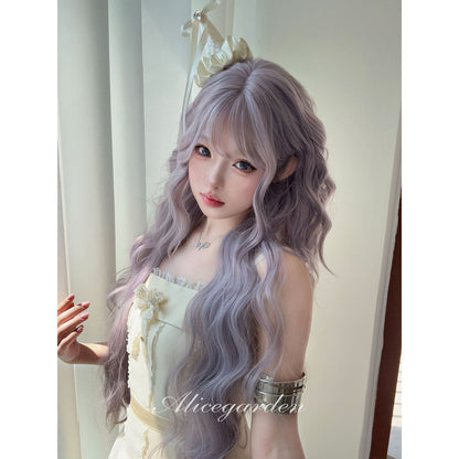 Alice Garden - Ash Purple Long Curly Wig wig Alice Garden