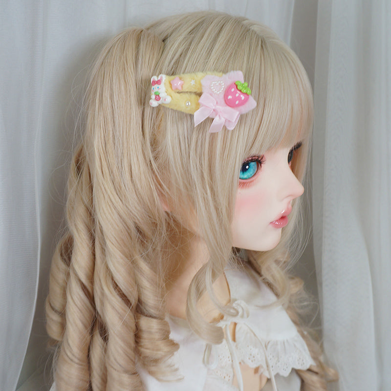 Maojiang Decora Kei Plush Star Clip hair clip maojiang
