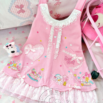 Bunny Planet - LULU Bunny Lace Suspender Dress dress bunnyplanet