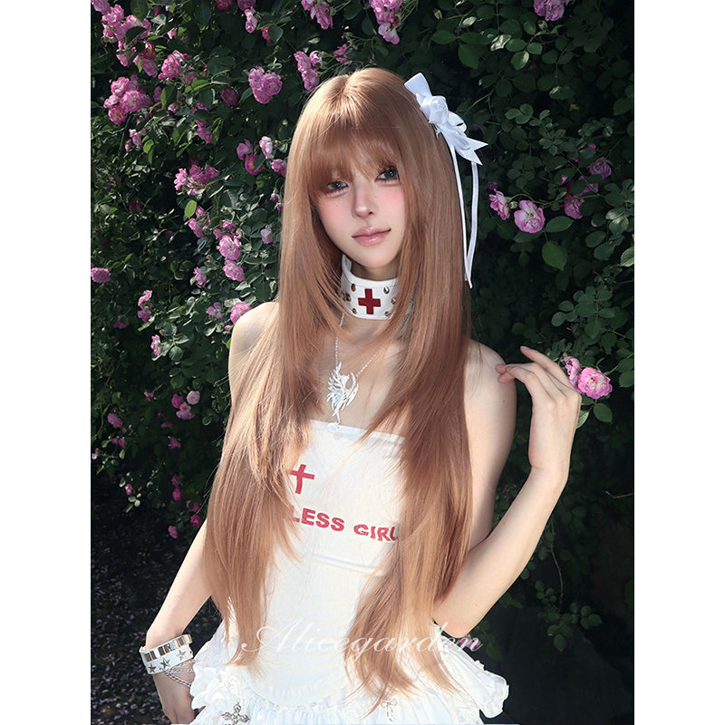 Y2K Layered Wig – Champagne Rose wig Alice Garden
