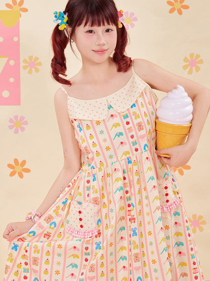NIKKOU - Animal Print Slip Dress dress Nikkou home