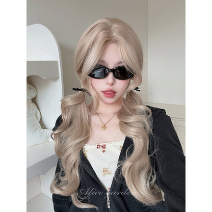 Alice Garden – Milk Tea Ash Curly Wig wig Alice Garden