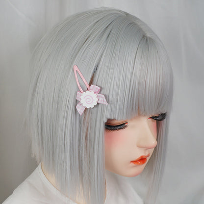MaoJiang - Kawaii Sweet Bow Fishcake Hair Clips Set of 4 hair clip maojiang