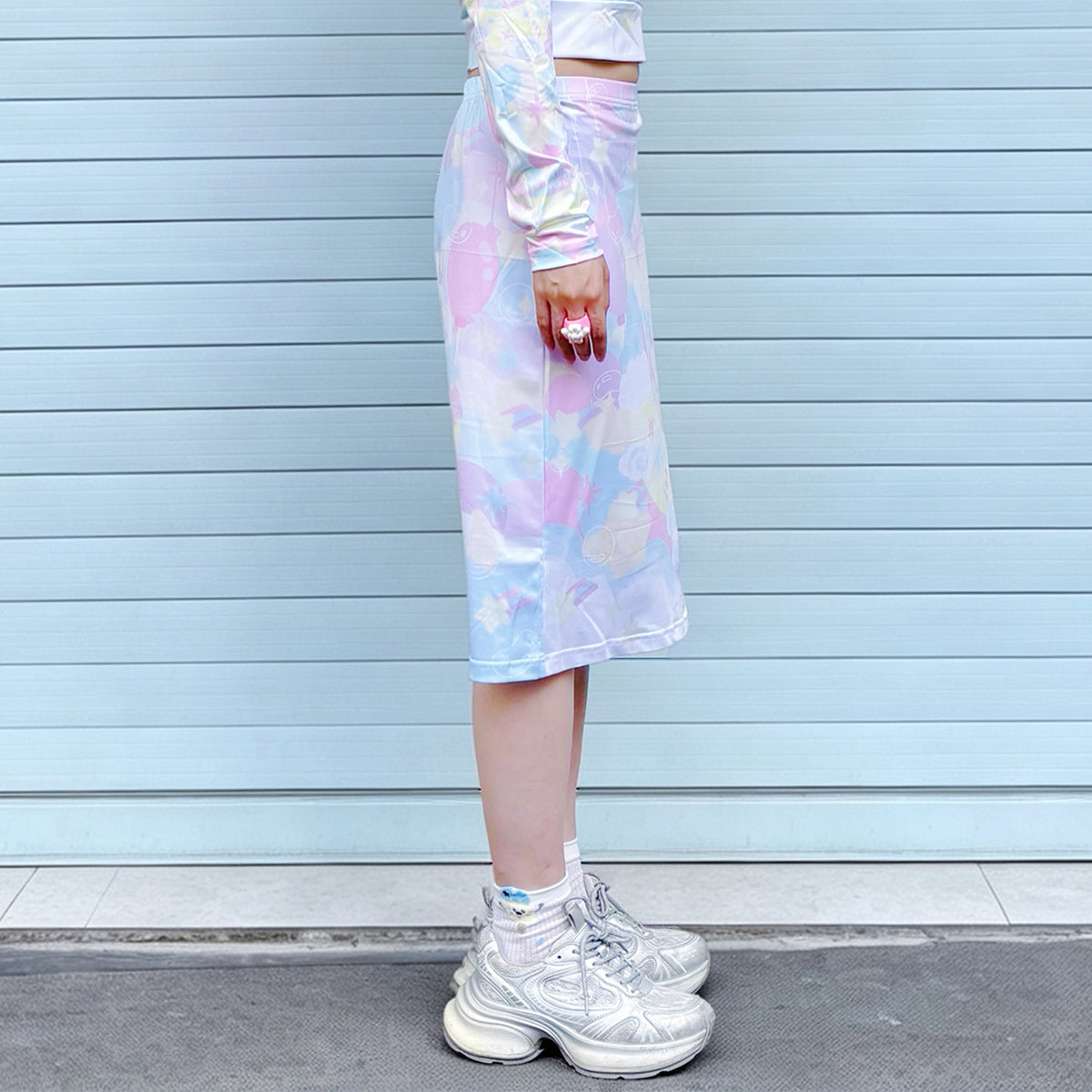 Rainbow Universe RUX - Pastel Decora Long Sleeve Skirt Set set Rainbow Universe RUX