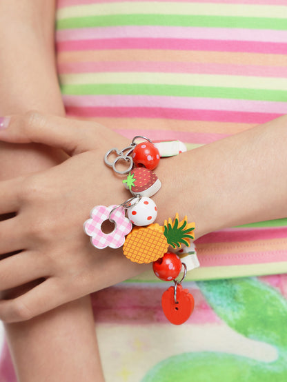 FRUITS - Wooden Fruit Bead Bracelet bracelet Fruits