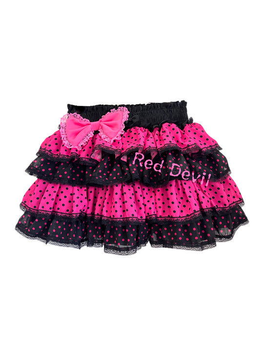 RedDevil - Decora Kei Pink Puffy Mini Skirt skirt Red Devil