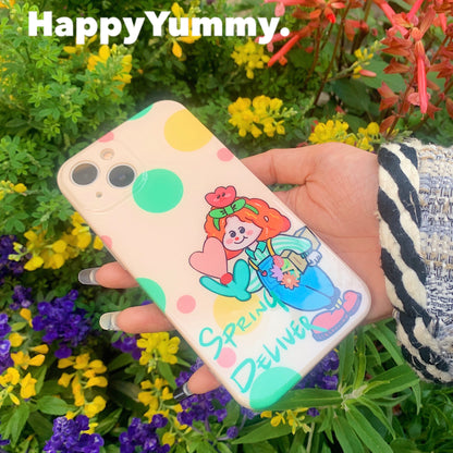 HappyYummy "Spring Postman DUDU" IMD Glossy Soft Phone Case