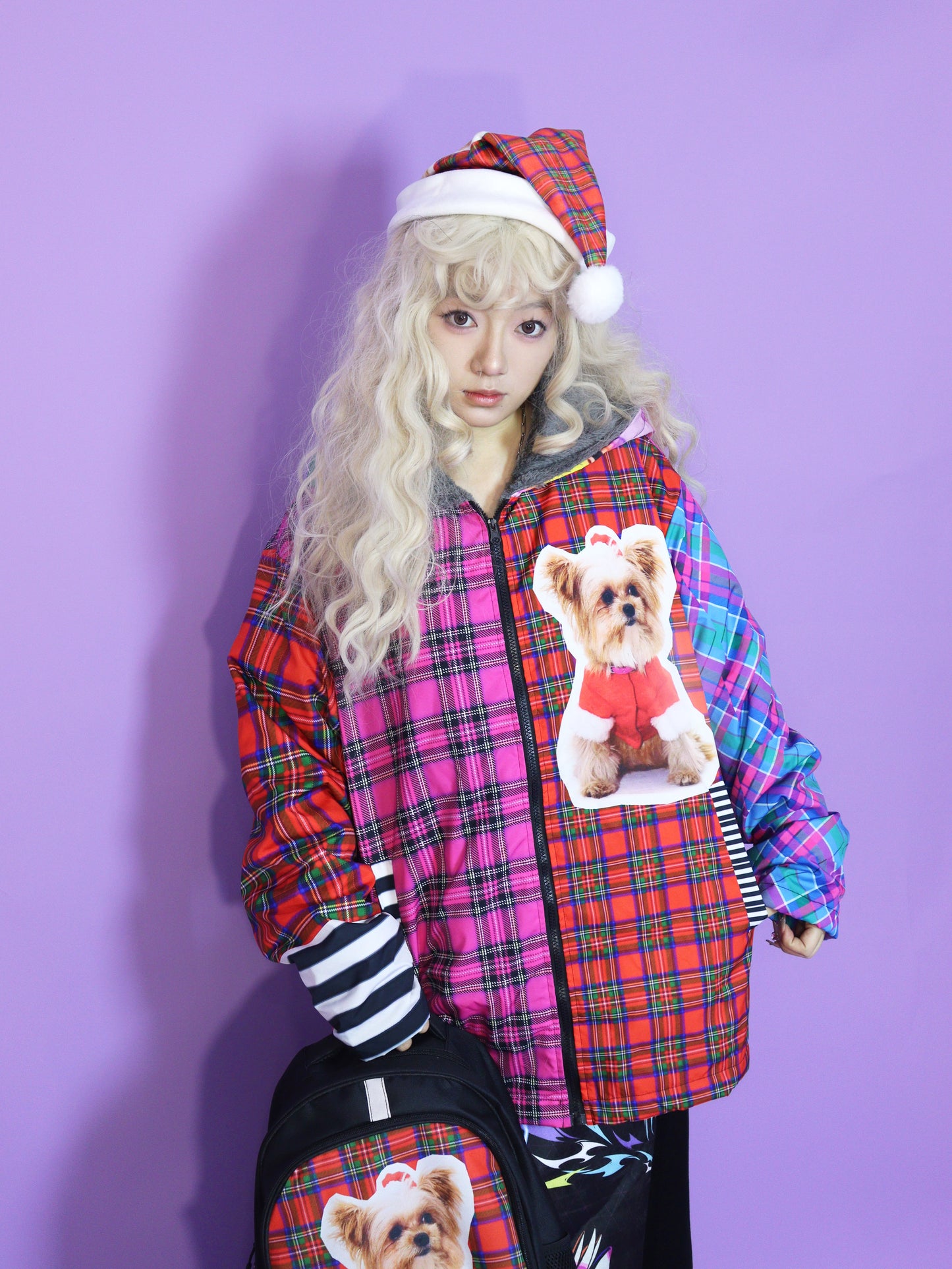 LEERROO - Y2K Printed Hoodie Padded Jacket hoodie Leerroo