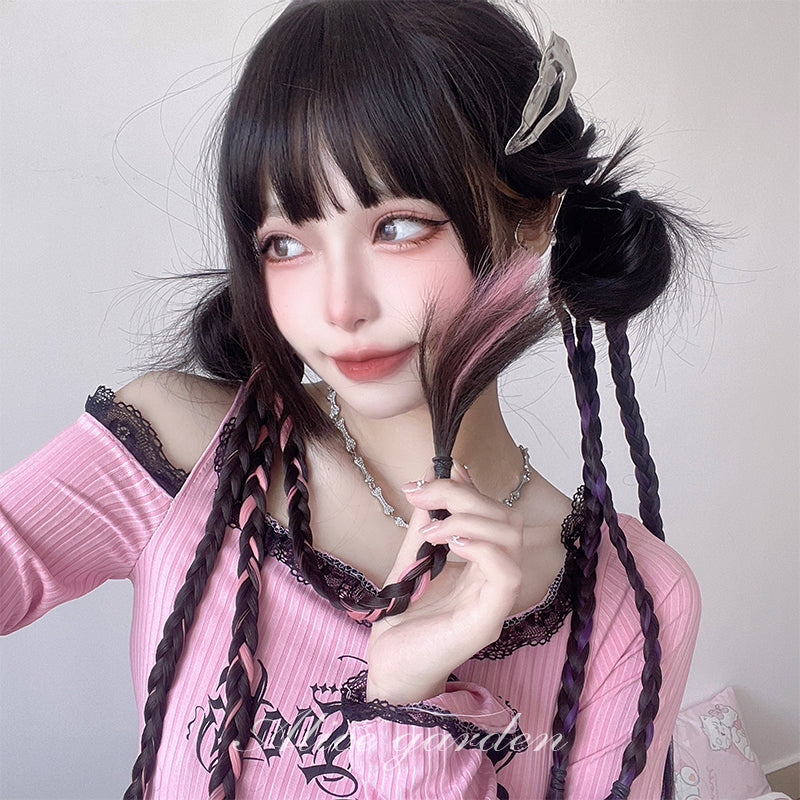 Y2K Boxer Braids Wig – Pre-Braided Ponytail wig Alice Garden