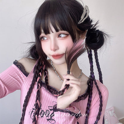 Y2K Boxer Braids Wig – Pre-Braided Ponytail wig Alice Garden