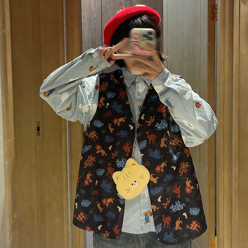 Naive – Artistic Illustration Vest vest Naive