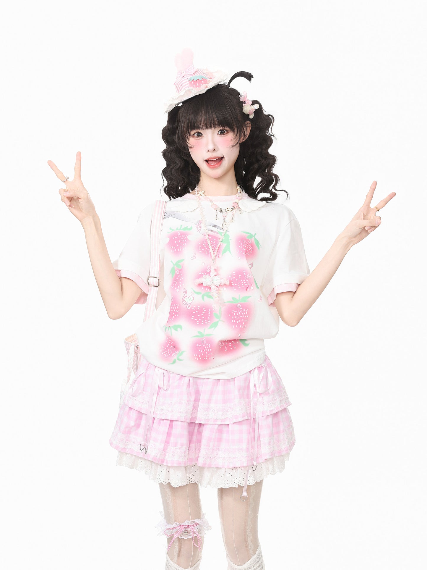Languid Park - Strawberry Wing Charm Tee