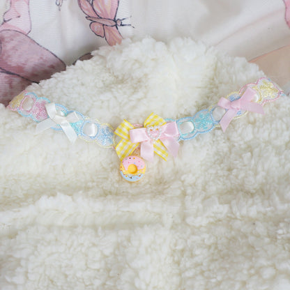 MaoJiang - Decora Kei Ribbon Bow Choker Necklace necklace maojiang Yellow