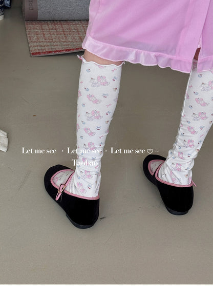 LET ME SEE - Sweet Slouch Knee-High Socks socks let me see White
